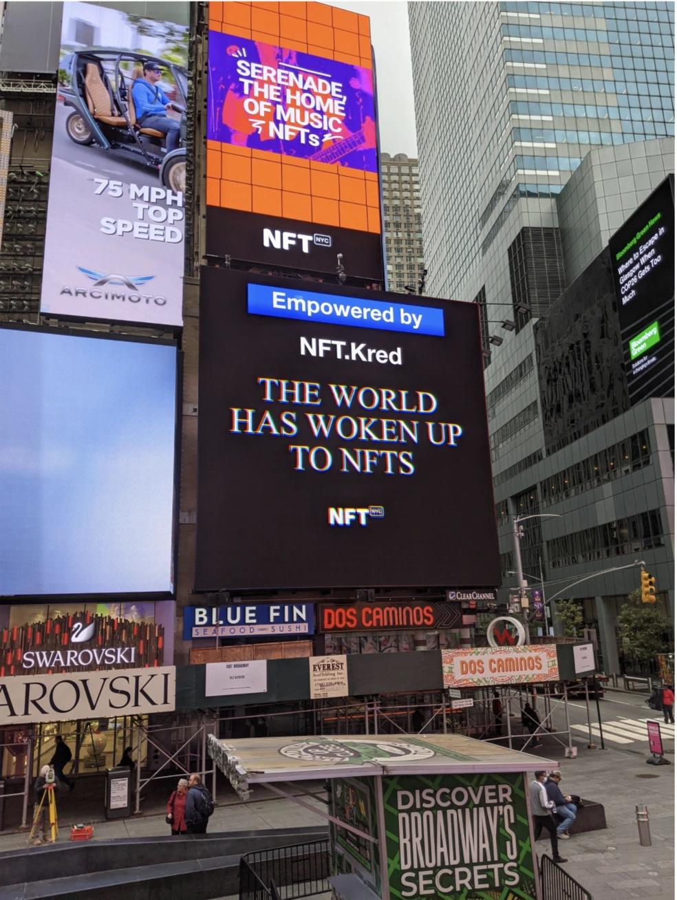 （Hype Juice In Times Sq for NFT NYC）